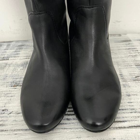 COACH BENITA BLACK SOFT LEATHER FLAT SOLE WOMEN'S TALL RIDING BOOTS SIZE 5 1/2 B - Picture 15 of 16